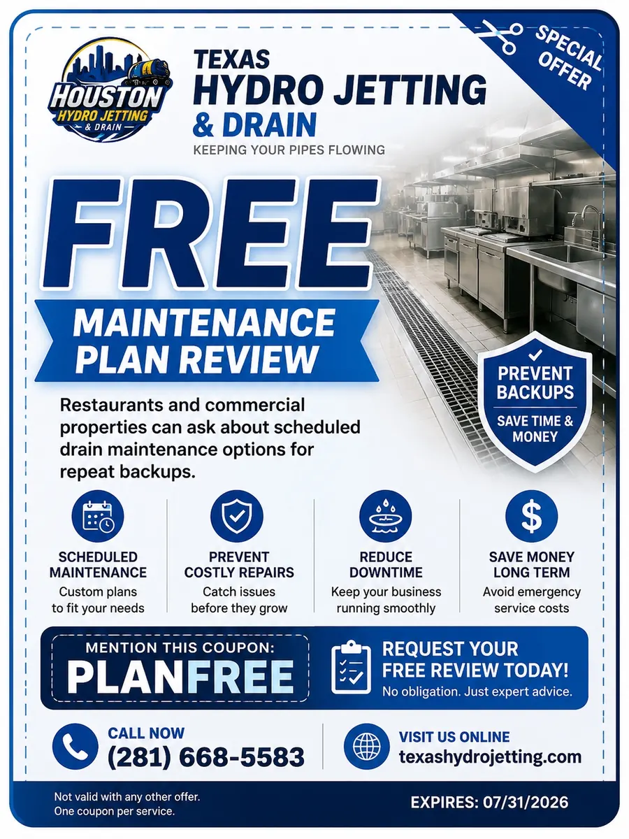 Free maintenance plan review coupon code PLANFREE