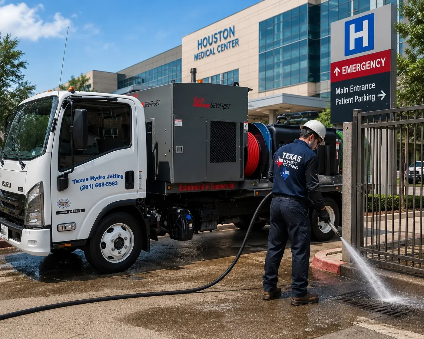 Texas Hydro Jetting & Drain hydro jetting work in Houston Texas Hydro Jetting & Drain hydro jetting work in Houston